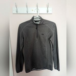 Grey Sporty Zip Neck (Chlorophylle)